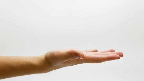 uitstekende hand